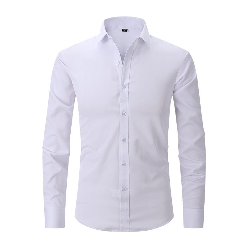 aesido Men's Fashion Solid Color Slim Fit Shirt