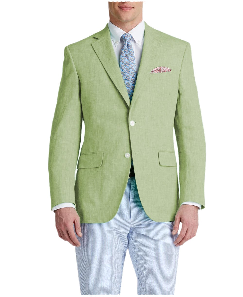 aesido Men's Suit Notch Lapel Double Button Blazer