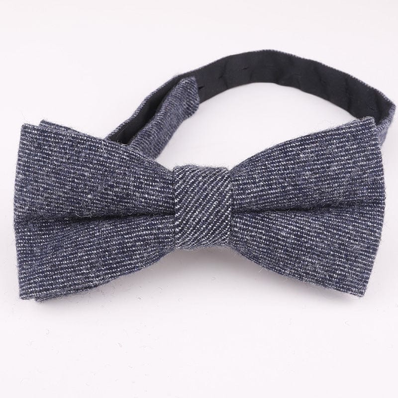 aesido Men's Vintage Classical Design Herringbone Bow Tie